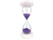 Cray Cray Supply White Capped Hourglass with Purple Sand