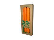 Aloha Bay 278218 Aloha Bay Palm Tapers Orange 4 Candles