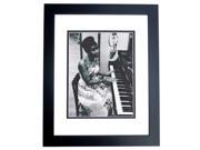 8 x 10 in. Aretha Franklin Autographed Legendary Singer Photo Queen Of Soul Black Custom Frame