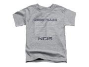 Trevco Ncis Gibbs Rules Short Sleeve Toddler Tee Athletic Heather Large 4T