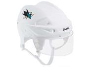 Franklin Sports 74010F24E2 NHL Helmet San Jose Sharks Mini Player