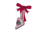 Ohio State Buckeyes High Heeled Shoe Ornament