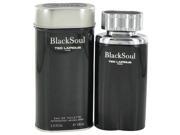 Black Soul by Ted Lapidus After Shave Balm 3.3 oz