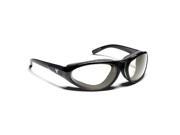 7eye by Panoptx Cyclone Glossy Black Frame with Sharp View Clear Sunglass