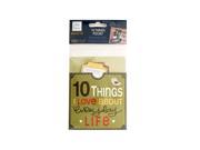 Bulk Buys CG591 24 10 Things I Love About Everyday Life Journaling Pocket