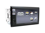 Power Acoustik PDR 654B Double DIN In Dash Multimedia Receiver 6.5 in.