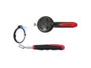 GearWrench KDT 84087 Round Lighted Telescoping Inspection Mirror