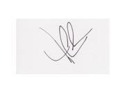 3 x 5 in. Javier Colon Autographed Index Card