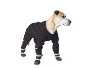 Muttluks DJ18B 4 Legged Dog Jog Rain Suit Size 18 Black