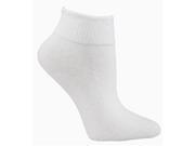 Sugar Free Sox 24803 Womens Ankle Diabetic Socks White Pack of 3