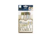 Bulk Buys CG592 24 10 Things I Love About My Family Journaling Pocket
