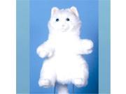 Sunny Toys NP8074S 12 In. Cat White Animal Puppet