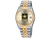 Frontier 11B Two Tone Metal Case Analog Stainless Steel Watch with Gold Dial