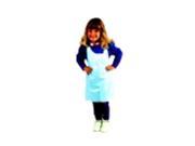 Baumgartens Plastic Disposable Youth Apron 16 x 36 in. Pack 100