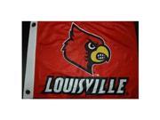 JTD Enterprises GCUFL LOU Louisville Golf Cart Flag