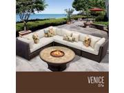 TKC Venice 7 Piece Outdoor Wicker Patio Furniture Set