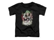 Trevco Dcr Justice League Dark Short Sleeve Toddler Tee Black Large 4T