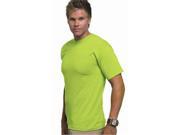 Bayside 7100 Cotton Short Sleeve Pocket Tee Lime Green 2X