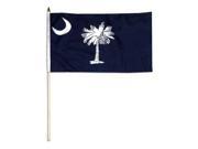 Annin Flagmakers 16 12 x 18 in. Eb South Carolina Mounted Flag