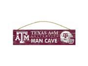 Fan Creations C0580L Texas A M Distressed Man Cave Sign 24
