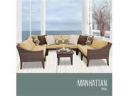 TKC Manhattan 9 Piece Outdoor Wicker Patio Furniture Set