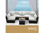TKC Barbados 7 Piece Outdoor Wicker Patio Furniture Set