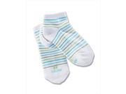 Hanes 777 4 Classics Girl Low Cut Ez Sort Socks 4 Pack Medium Assorted Tipping Stripes Multicolored