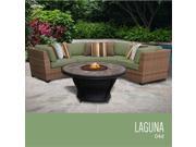 TKC Laguna 4 Piece Outdoor Wicker Patio Furniture Set