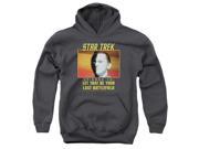 Trevco St Original Last Battlefield Youth Pull Over Hoodie Charcoal Small