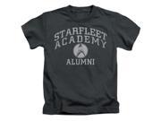 Trevco Star Trek Alumni Short Sleeve Juvenile 18 1 Tee Charcoal Small 4