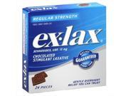 Ex Lax Stimulant Laxative Regular Strength 15 Mg Chocolated