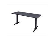 Regency MTRCT7224GY 72 X 24 In. Cain T Base Training Table Grey
