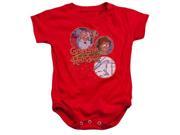 Trevco Grandma Got Run Over By A Reindeer Santa And Family Infant Snapsuit Red Small 6 months