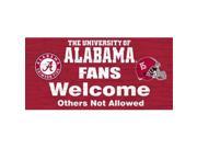 Fan Creations C0617 University Of Alabama Fans Welcome Sign