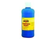 School Smart Non Toxic Multi Purpose Liquid Tempera Paint 1 Pint Turquoise
