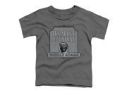 Trevco Grizzly Adams Survival Short Sleeve Toddler Tee Charcoal Large 4T