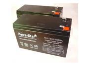 PowerStar PS12 7 2Pack14 12V 7Ah Sealed Lead Acid Battery For Ub1280 Apc Smartups 1400Rm 2200Rm3U