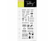 Hero Arts HA CL914 Kelly Purkey Clear Stamps 2.5 x 6 in. Food Planner