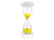 Cray Cray Supply White Capped Hourglass with Yellow Sand