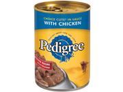 Pedigree 10132975 13.2 oz. Chunky Chicken Canned Dog Food Pack Of 24