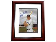 8 x 10 in. Dale Berra Autographed New York Yankees Photo Mahogany Custom Frame