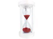 Cray Cray Supply Sleek Circle White Hourglass with Red Sand
