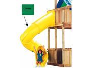 Child Works Ts 84 Tube Slide Yellow 84in.Dh