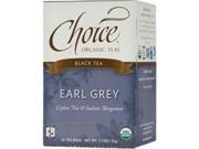 Choice Organic Teas B28143 Choice Organic Teas Earl Grey 6x16 Bag