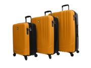 MIA TORO M1018 03PC ORG Polipropilene Hardside Spinner 3 Piece Set Orange