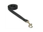 Sassy Dog Wear SOLID BLACK XS L 4 ft. Nylon Webbing Dog Leash Black Extra Small