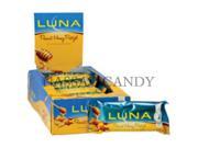 Luna Bar Nutrition Bar Peanut Honey Pretzel 1.69 Oz. Pack Of 15