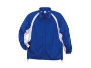 Badger B2702 Youth Brushed Tricot Hook Jacket Royal White Small