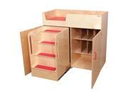 Wood Designs 21075 Deluxe Infant Care Center With Stairs