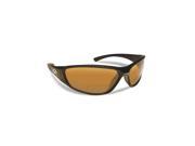 Flying Fisherman 7302BA 150 Falcon Polarized Sunglasses Black Frames With Amber Reader Plus 1.50 Lenses